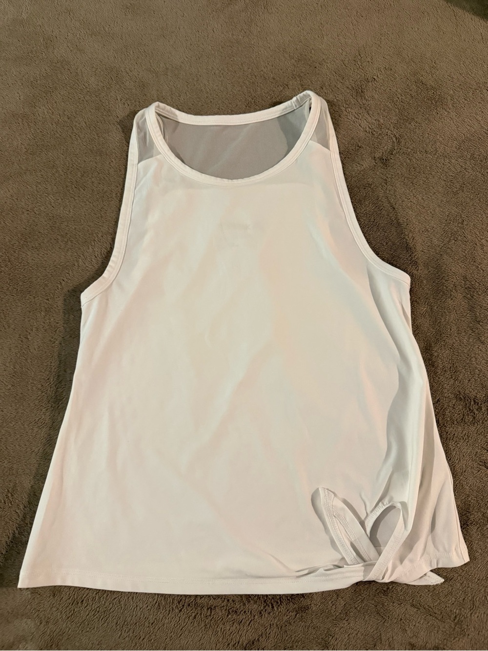 Reebok Women’s White Sleeveless Tank Top